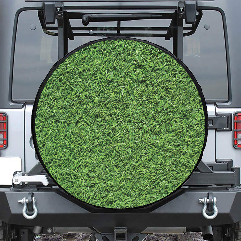 Golf Course Grass Print Tire Cover