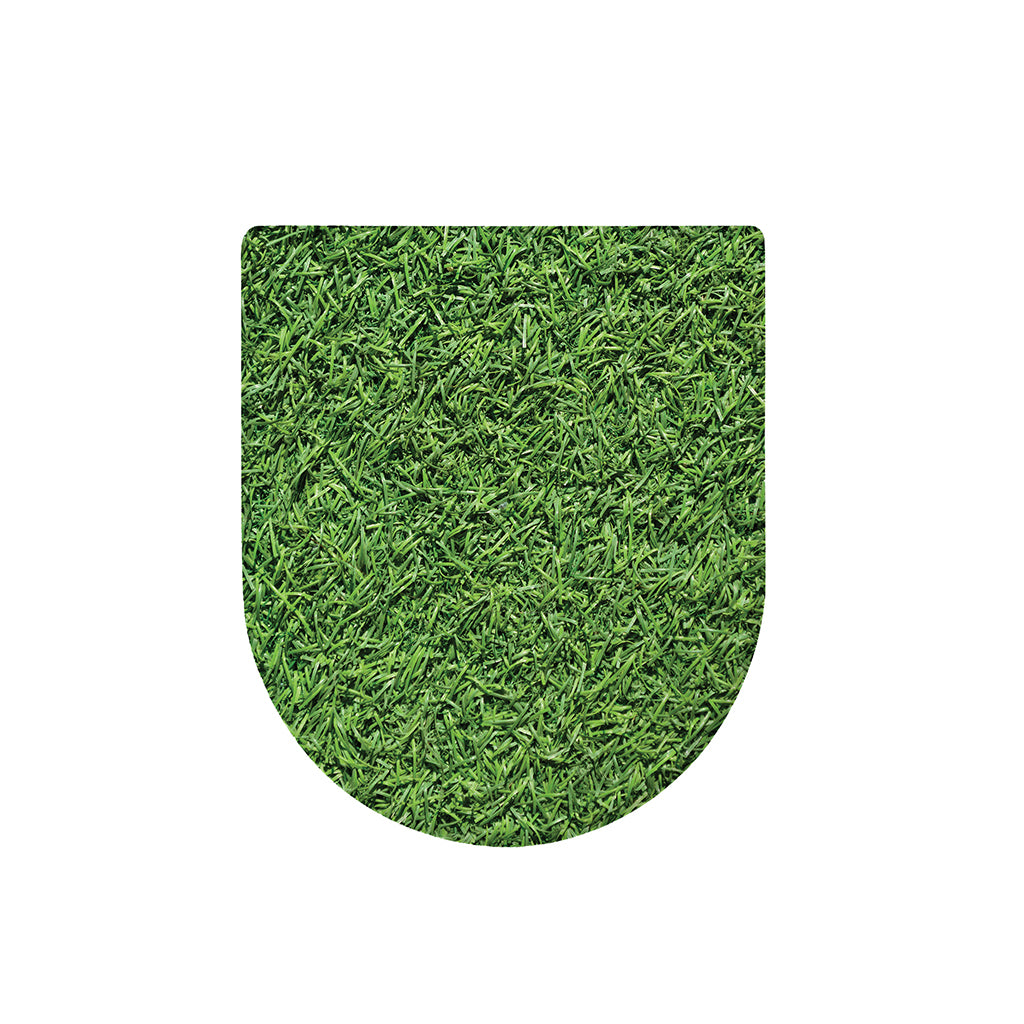 Golf Course Grass Print Toilet Lid Cover