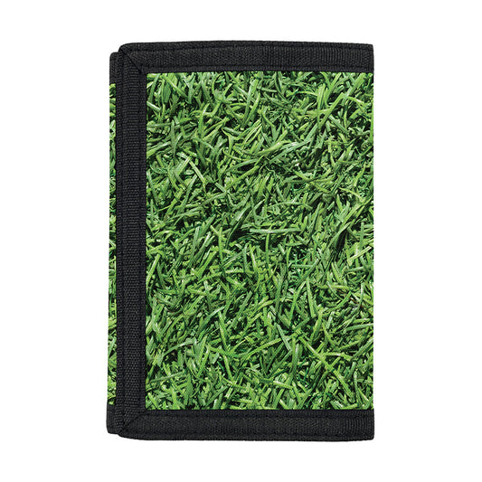 Golf Course Grass Print Trifold Wallet