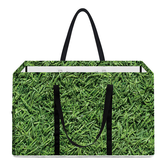 Golf Course Grass Print Utility Tote Bag