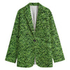 Golf Course Grass Print Women's Blazer