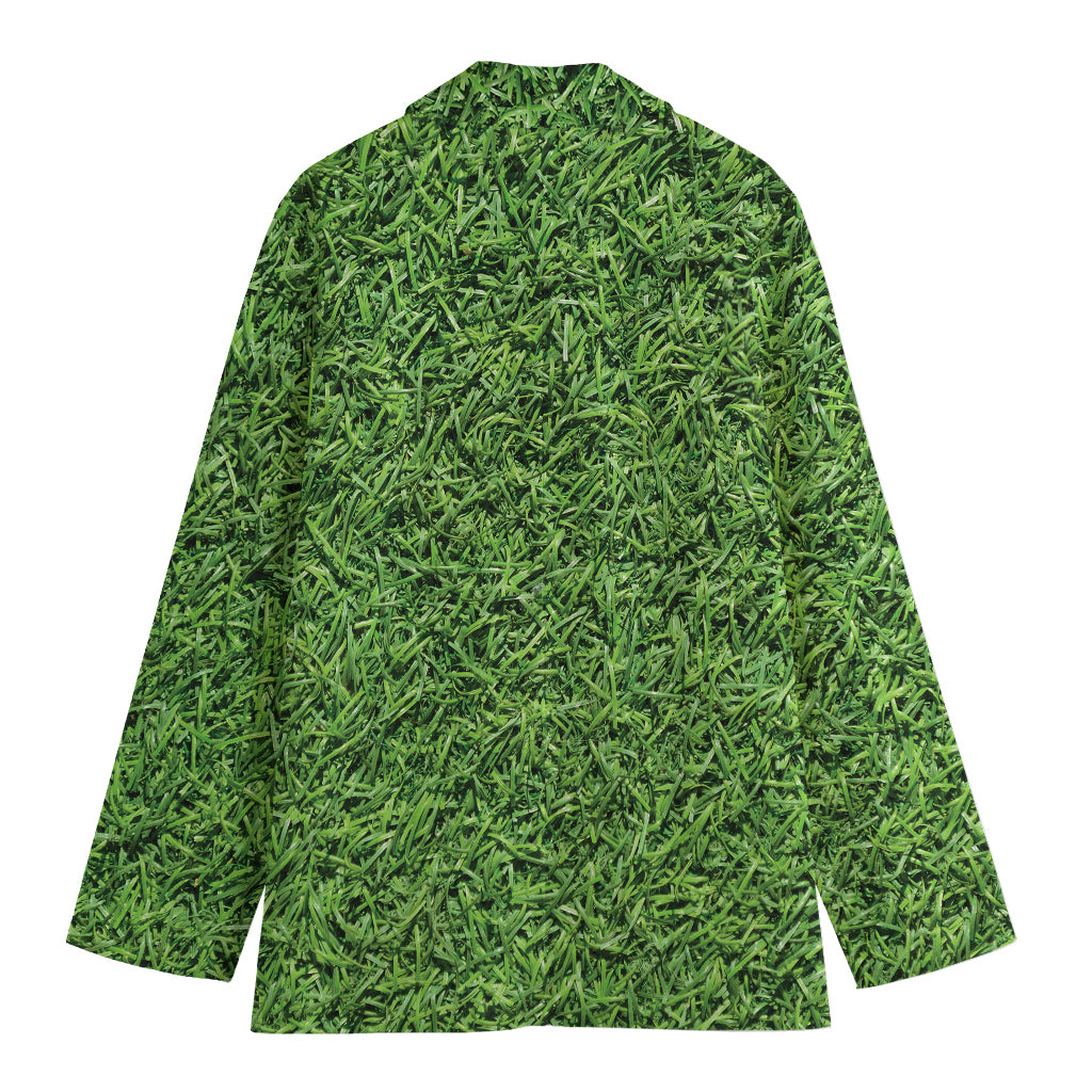 Golf Course Grass Print Women's Blazer