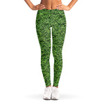 Golf Course Grass Print Women's Leggings