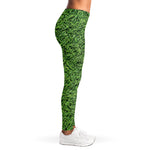 Golf Course Grass Print Women's Leggings