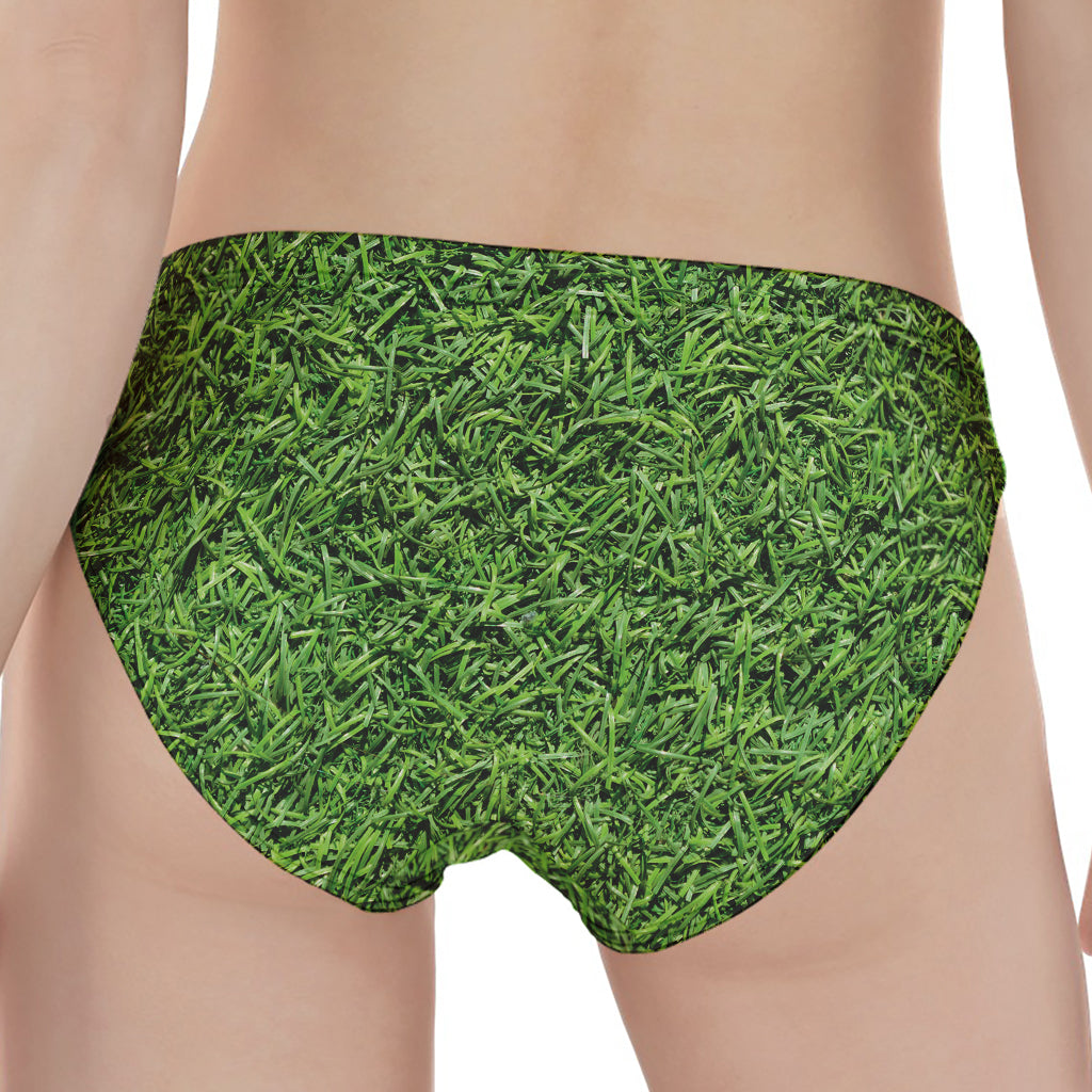 Golf Course Grass Print Women's Panties