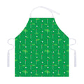 Golf Course Pattern Print Adjustable Apron