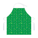 Golf Course Pattern Print Adjustable Apron
