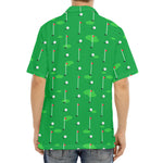 Golf Course Pattern Print Aloha Shirt