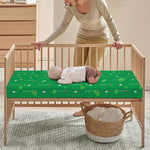 Golf Course Pattern Print Baby Crib Sheet