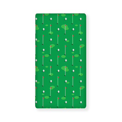 Golf Course Pattern Print Baby Crib Sheet