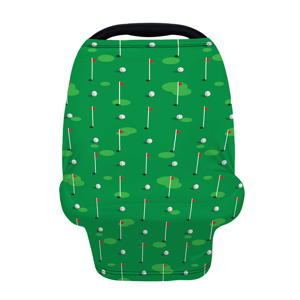 Golf Course Pattern Print Baby Seat Cover
