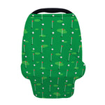 Golf Course Pattern Print Baby Seat Cover