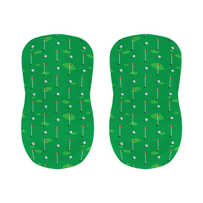 Golf Course Pattern Print Bar Stool Covers