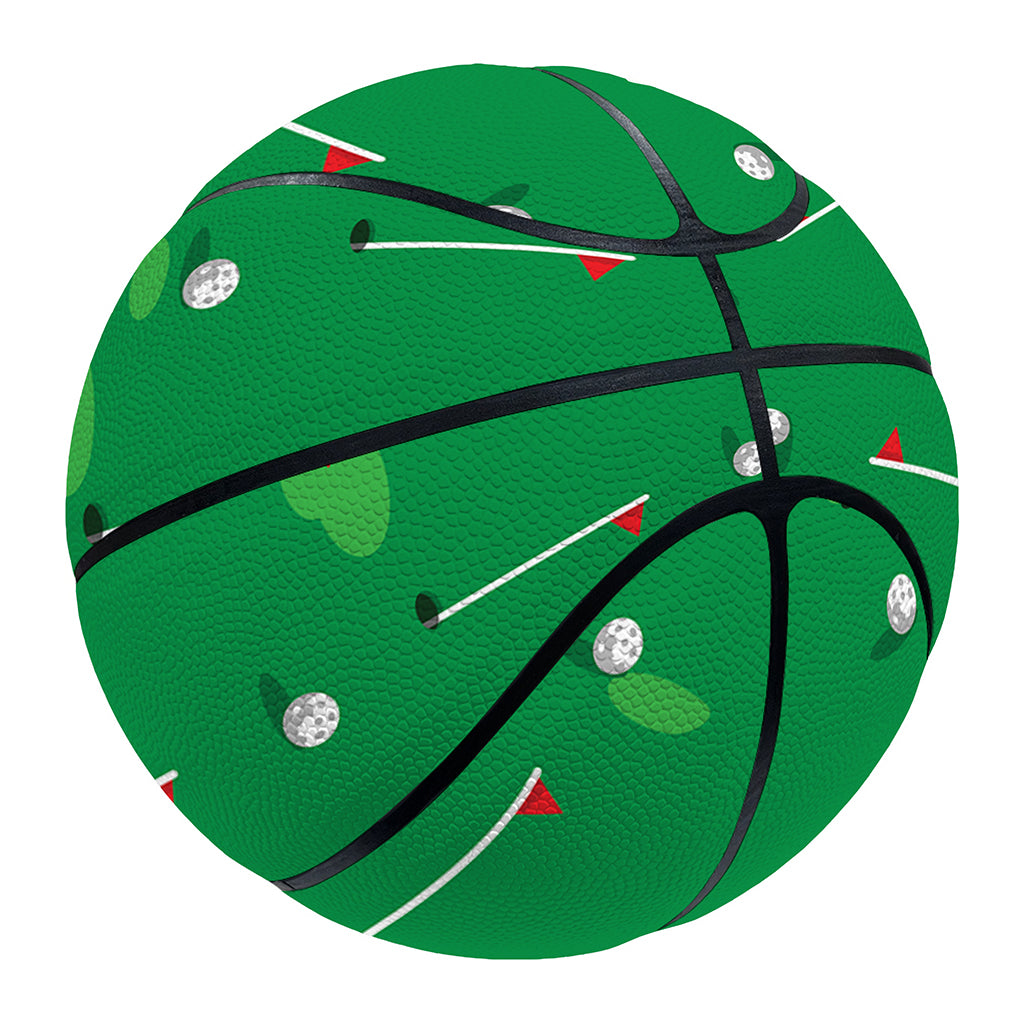 Golf Course Pattern Print Basketball