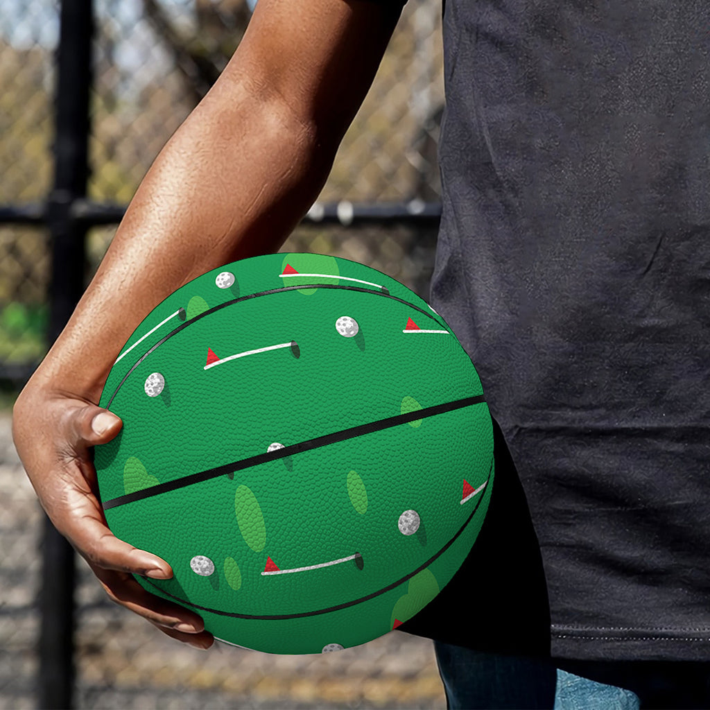 Golf Course Pattern Print Basketball