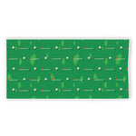 Golf Course Pattern Print Beach Towel