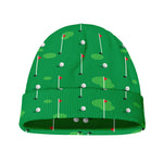 Golf Course Pattern Print Beanie