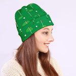 Golf Course Pattern Print Beanie