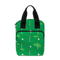 Golf Course Pattern Print Bible Tote Bag
