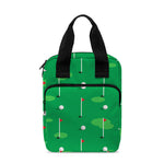 Golf Course Pattern Print Bible Tote Bag