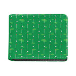 Golf Course Pattern Print Bifold Wallet