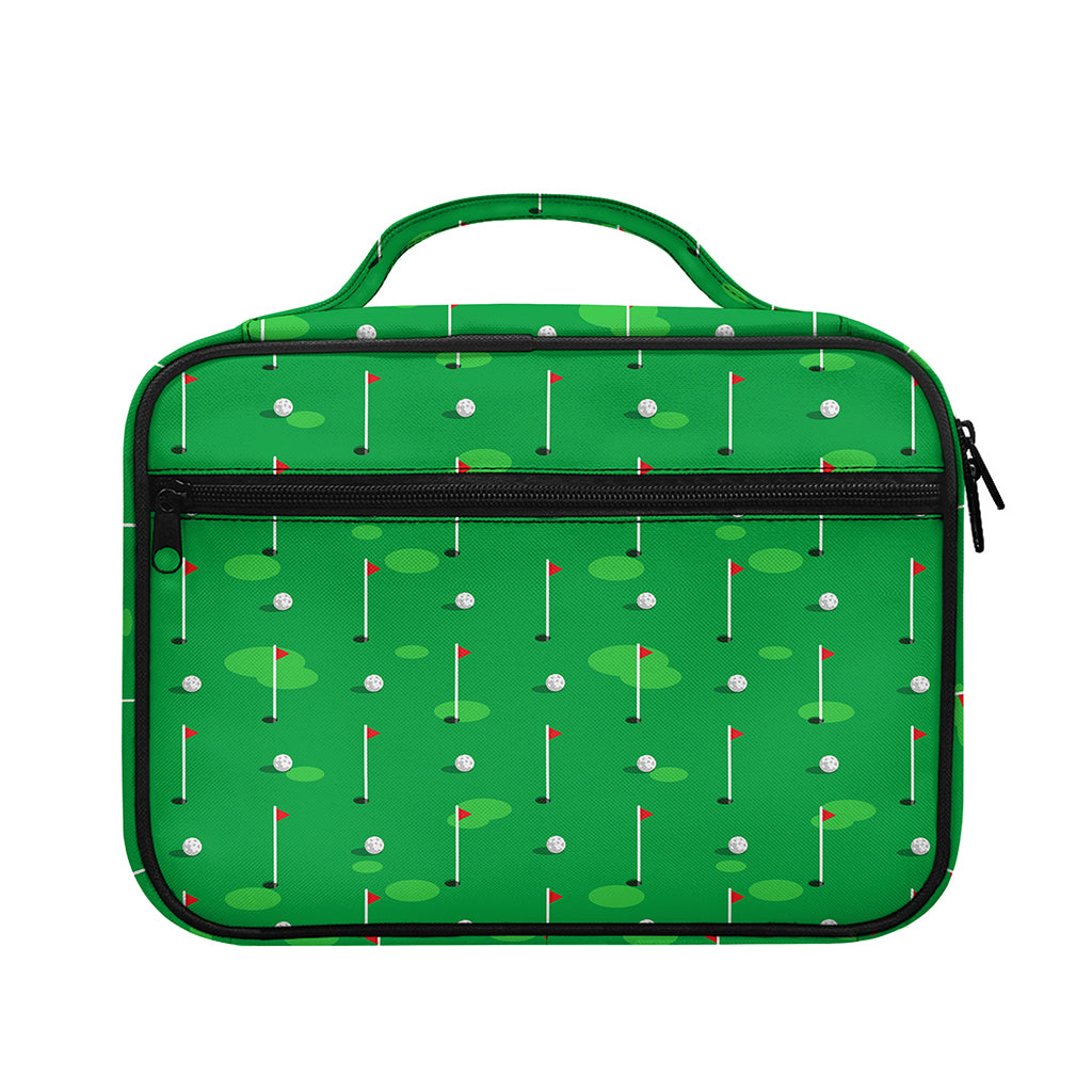 Golf Course Pattern Print Briefcase Bible Bag
