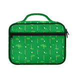 Golf Course Pattern Print Briefcase Bible Bag
