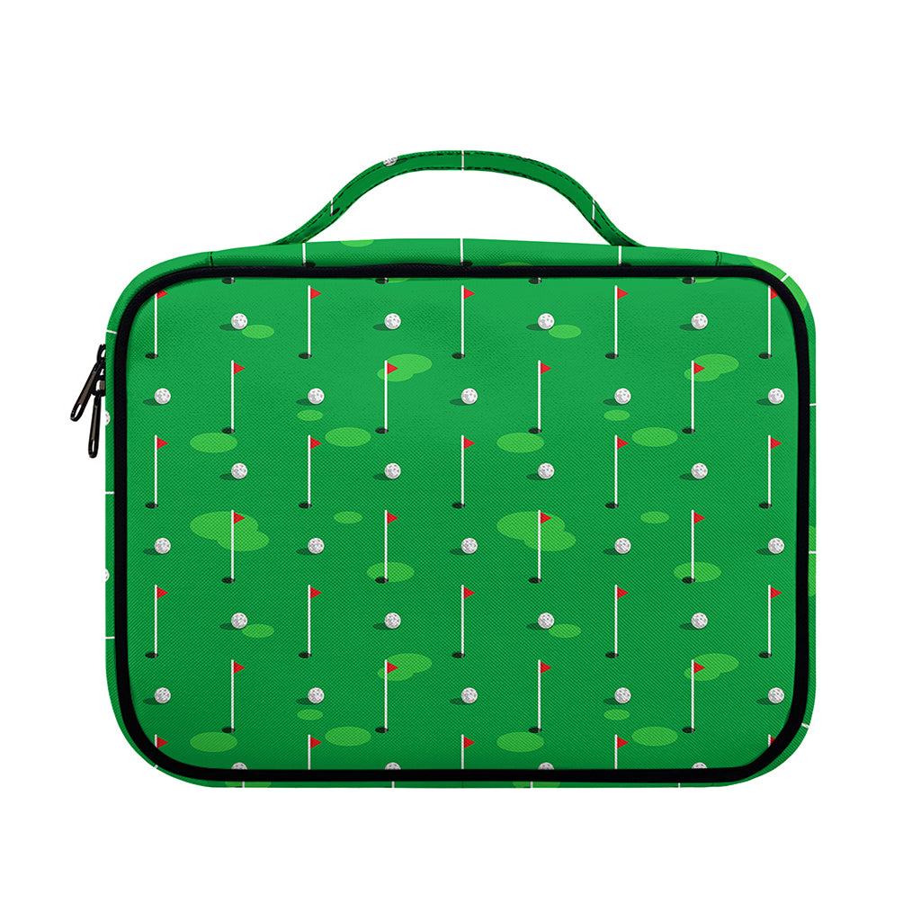 Golf Course Pattern Print Briefcase Bible Bag
