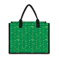 Golf Course Pattern Print Canvas Tote Bag