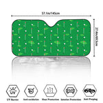 Golf Course Pattern Print Car Windshield Sun Shade