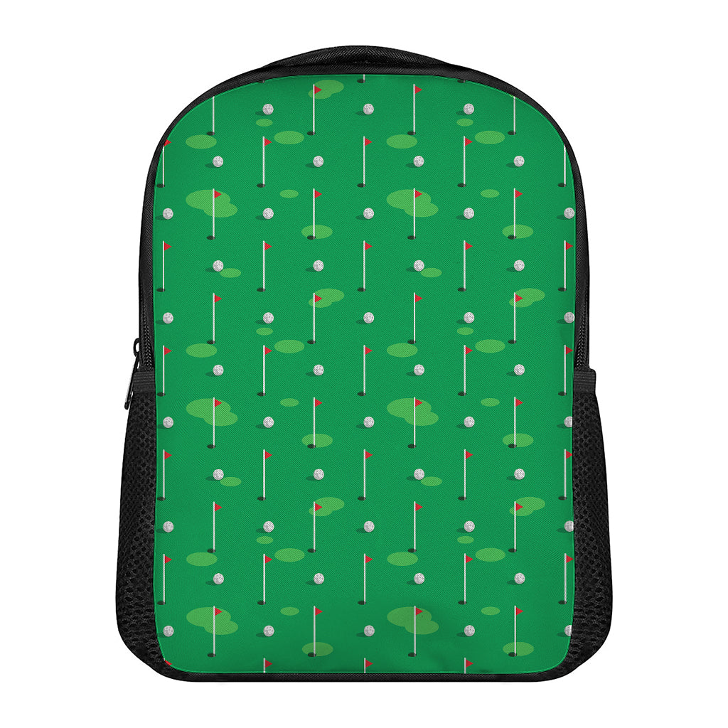 Golf Course Pattern Print Casual Backpack