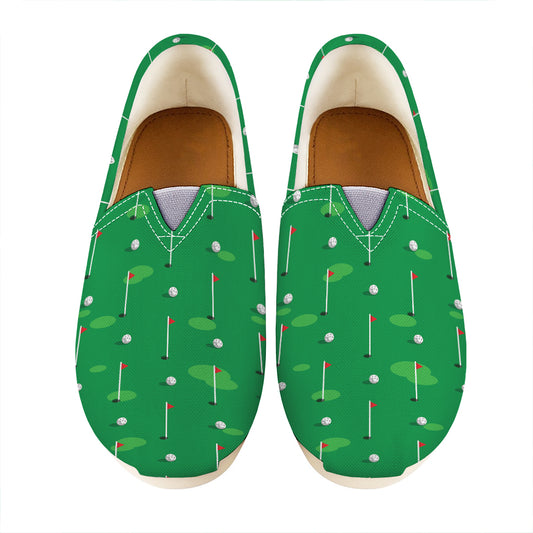 Golf Course Pattern Print Casual Shoes