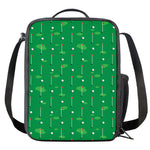 Golf Course Pattern Print Crossbody Lunch Bag