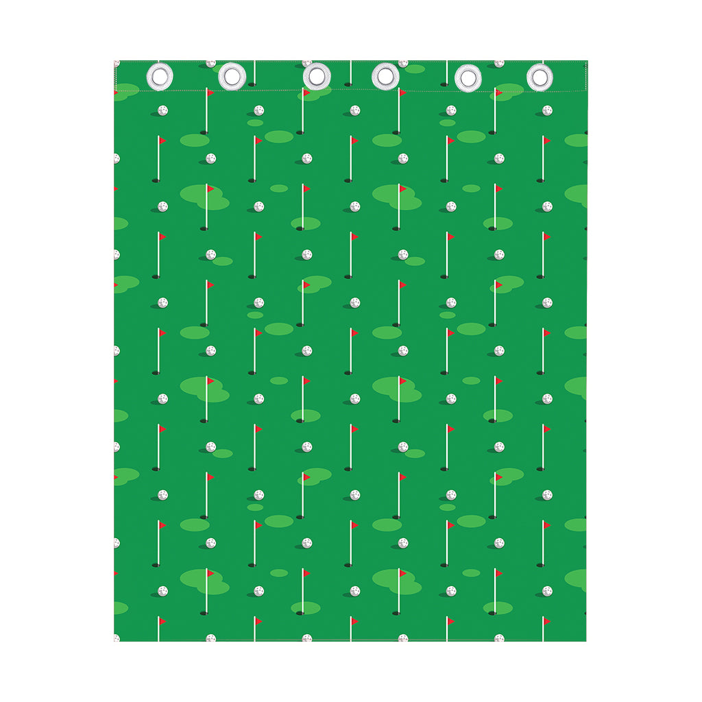 Golf Course Pattern Print Curtain