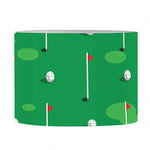 Golf Course Pattern Print Drum Lamp Shade