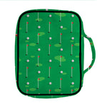 Golf Course Pattern Print Front Pocket Bible Bag
