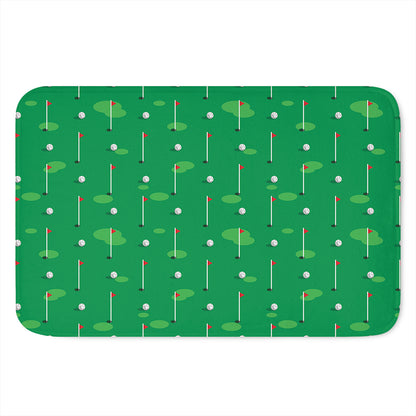 Golf Course Pattern Print Indoor Door Mat