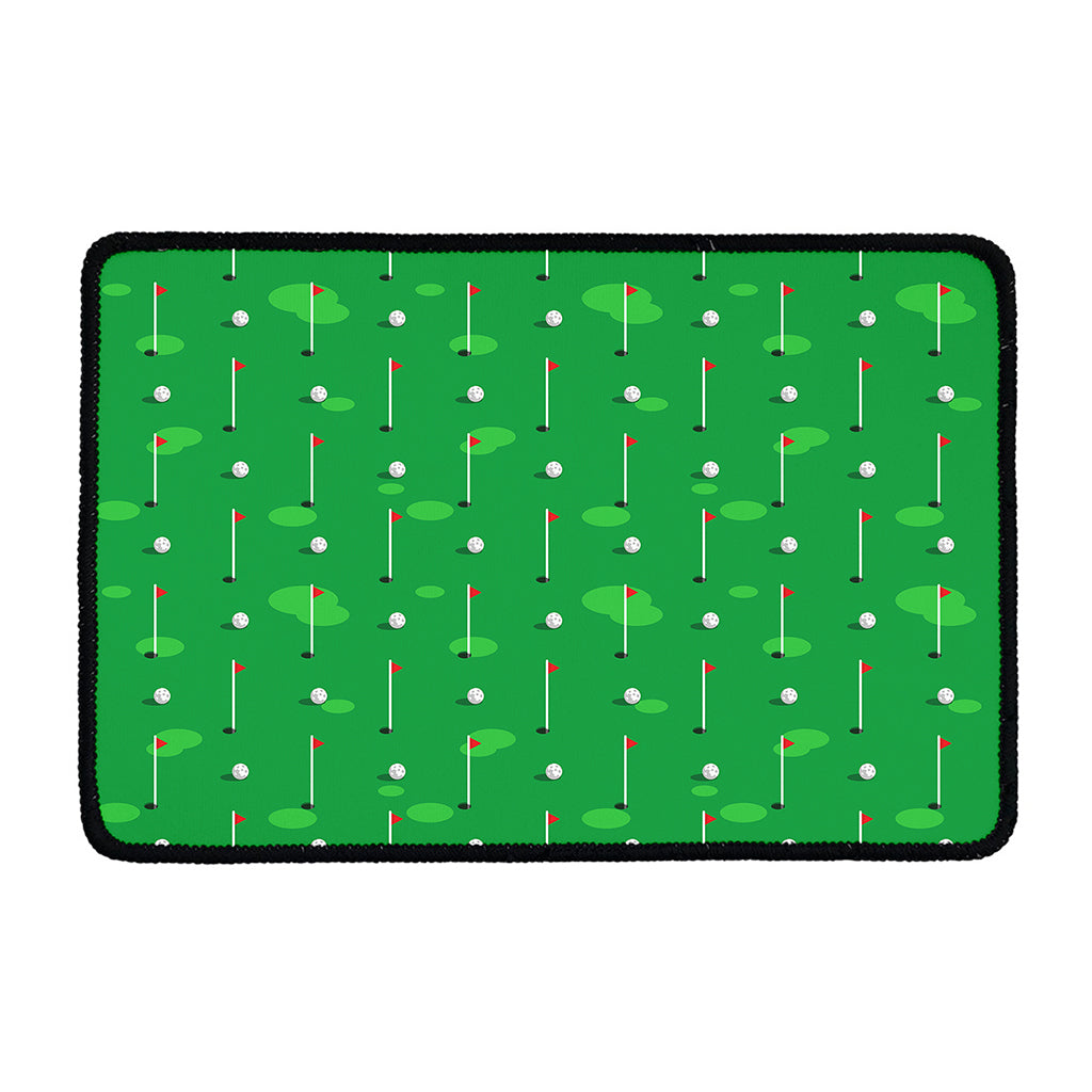 Golf Course Pattern Print Kitchen Mat