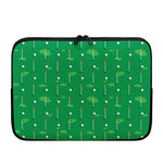 Golf Course Pattern Print Laptop Sleeve