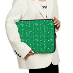 Golf Course Pattern Print Laptop Sleeve