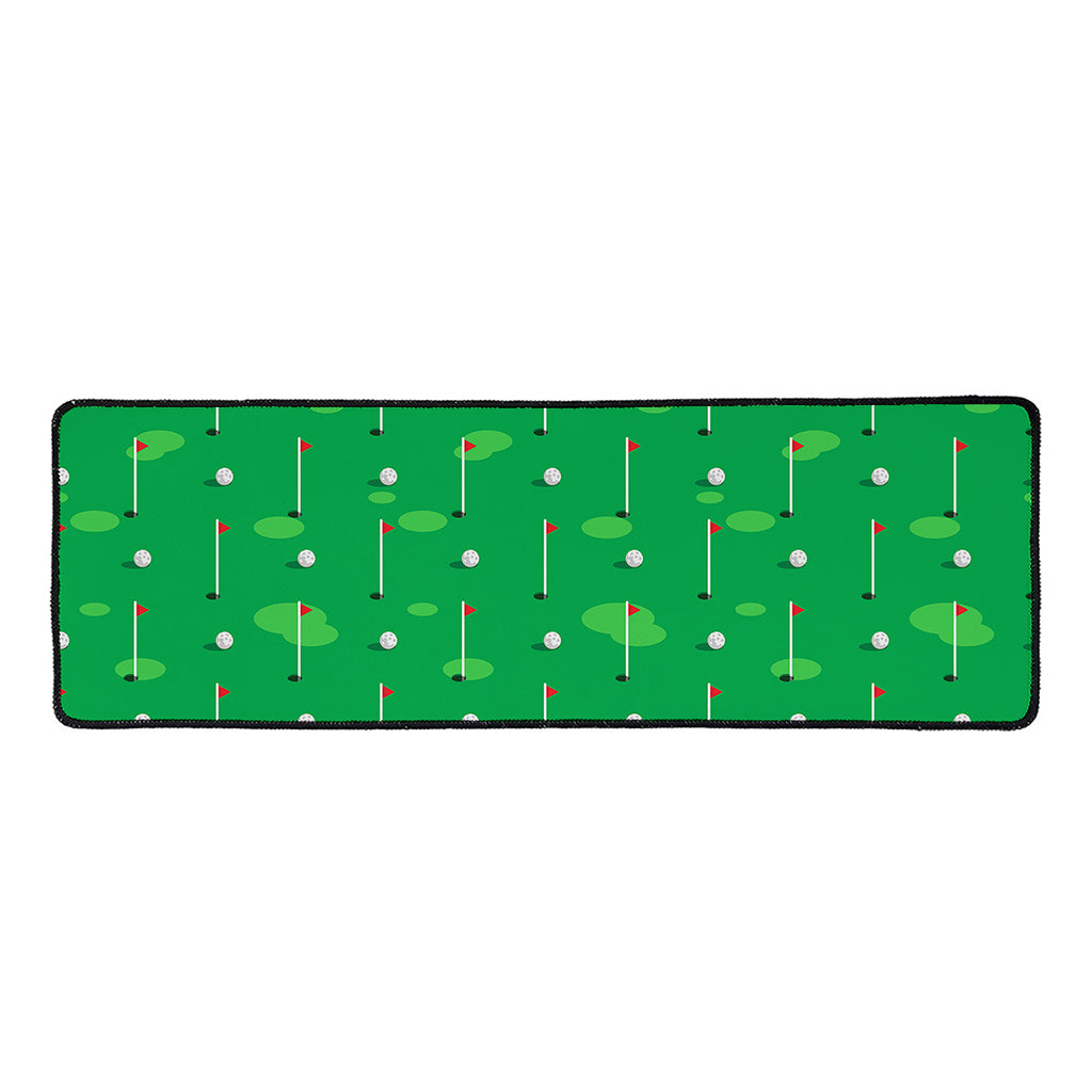 Golf Course Pattern Print Long Kitchen Mat