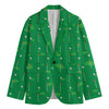 Golf Course Pattern Print Men's Blazer