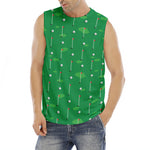 Golf Course Pattern Print Men's Fitness Tank Top