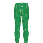 Golf Course Pattern Print Men's leggings