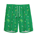 Golf Course Pattern Print Men's Sports Shorts