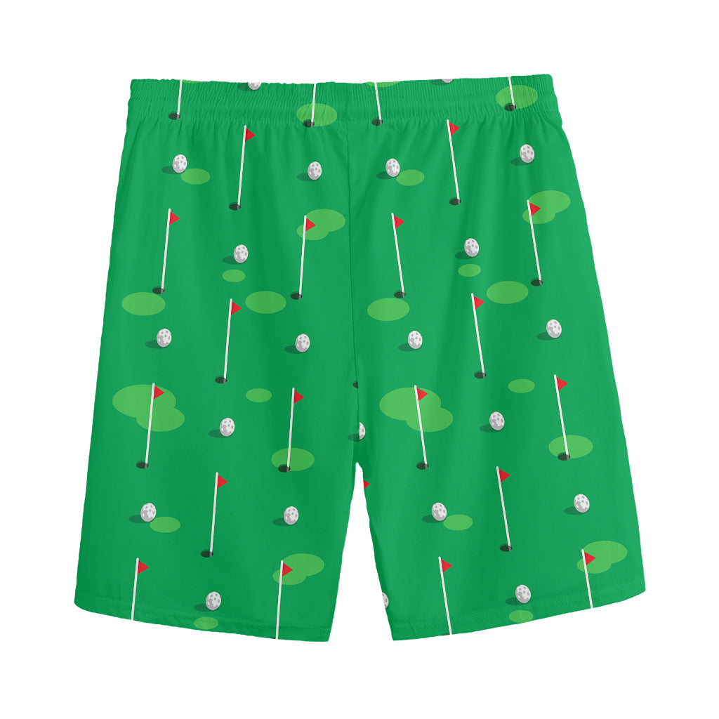 Golf Course Pattern Print Men's Sports Shorts