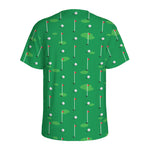 Golf Course Pattern Print Men's Sports T-Shirt