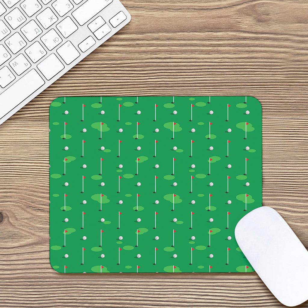 Golf Course Pattern Print Mouse Pad