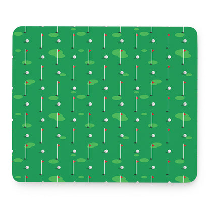 Golf Course Pattern Print Mouse Pad