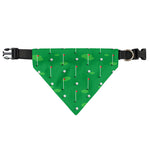 Golf Course Pattern Print Over The Collar Dog Bandana